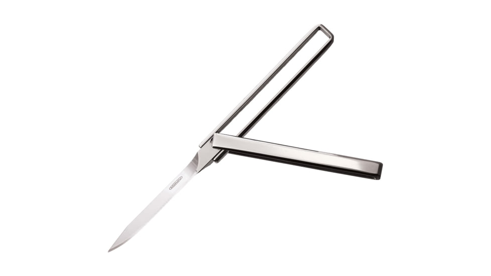Mikov The Cube Folding Knife, 5.63in Closed, 2.38in Satin 440A Stainless Steel Blade, Stainless Steel Handle, V2203032