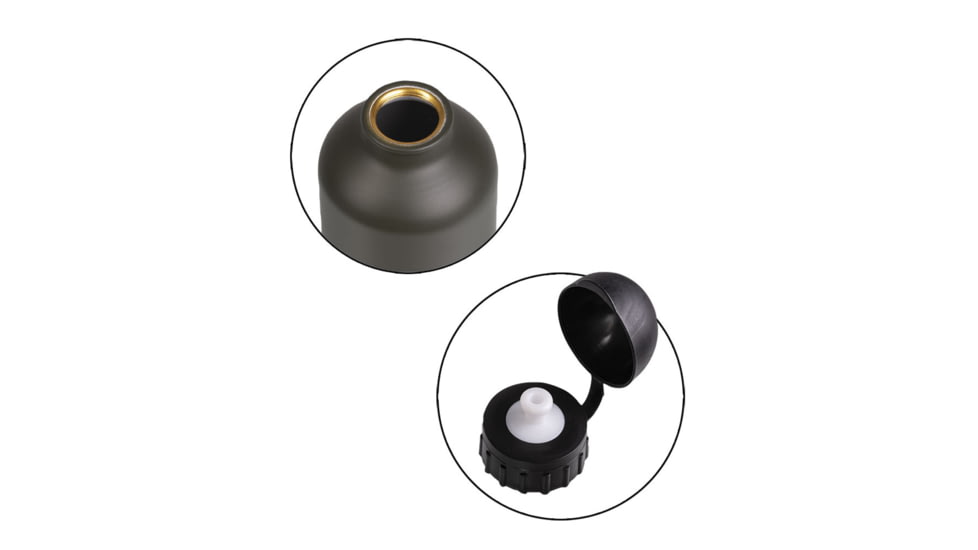 MIL-TEC Aluminum Bottle, OD Green, 500 ML, 14535010