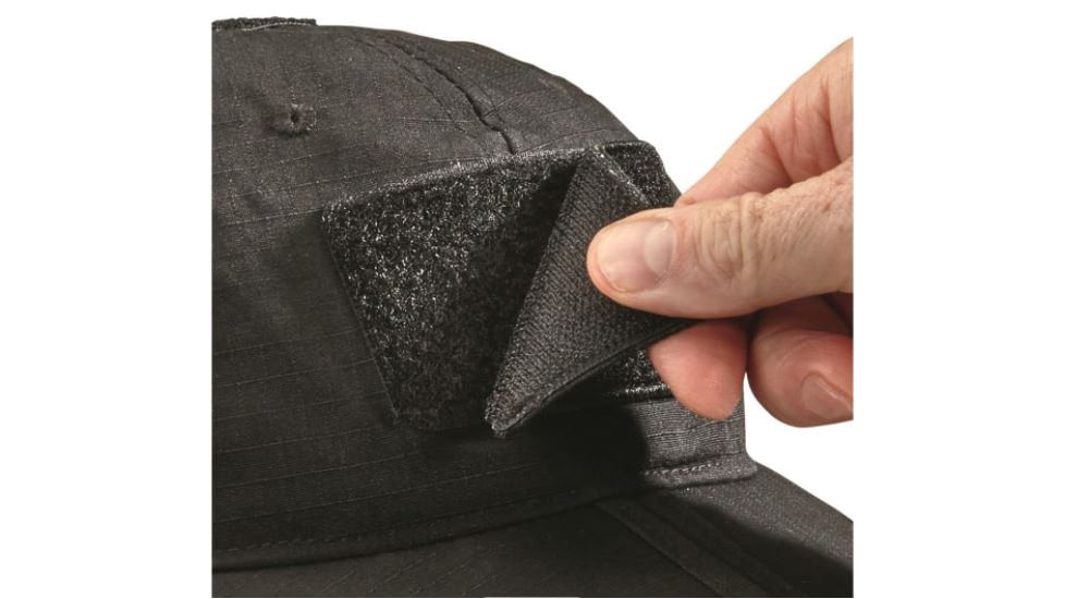 MIL-TEC Mil-Tec Foldable Baseball Cap, Black, Adjustable, 12318602