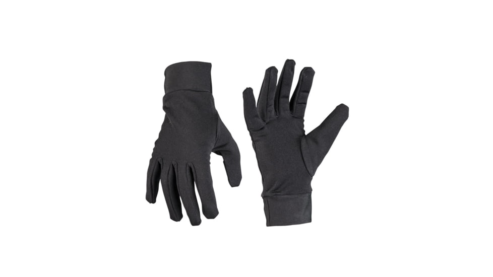 MIL-TEC Nylon Gloves, Black, Large, 12521202-904