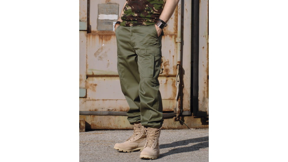 MIL-TEC Ranger BDU Field Pants - Mens, Olive Drab, Large, 11810001-904