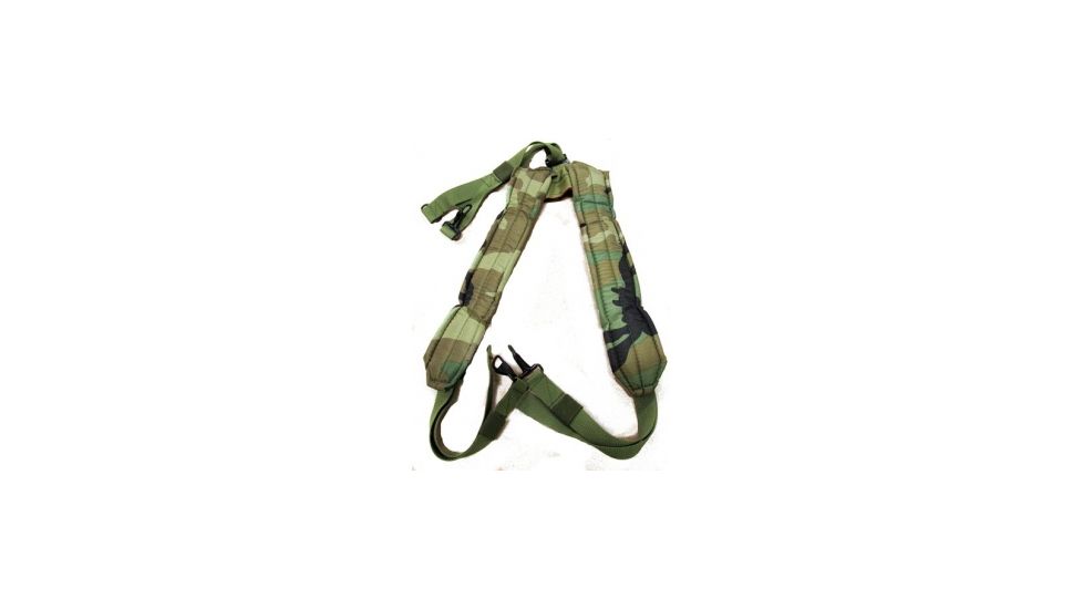 Military Surplus Gi Y-Suspenders, Woodland, Adjustable, WMA137WN