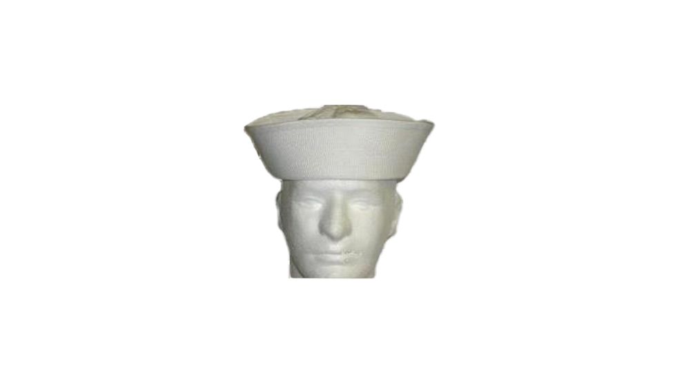 Military Surplus Usn Sailor Hat, White, 7.75, H4611775