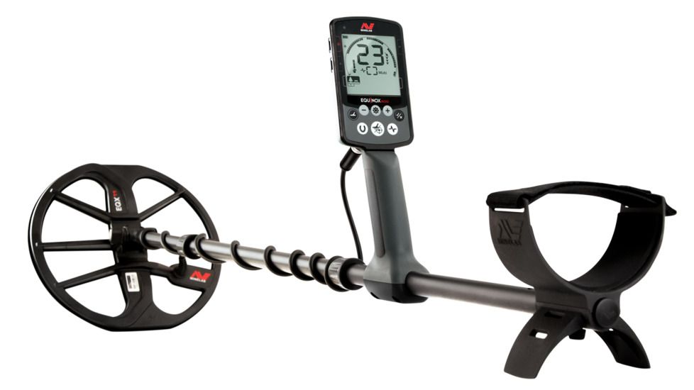 Minelab Equinox 600 Metal Detector, Black / Gray, 3720-0001