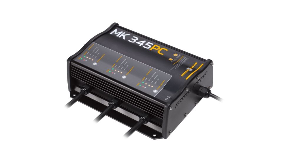 Minn-Kota MK345PC Battery Charger, 120 V AC, 12 V DC, 24 V DC, 36 V DC 1823451