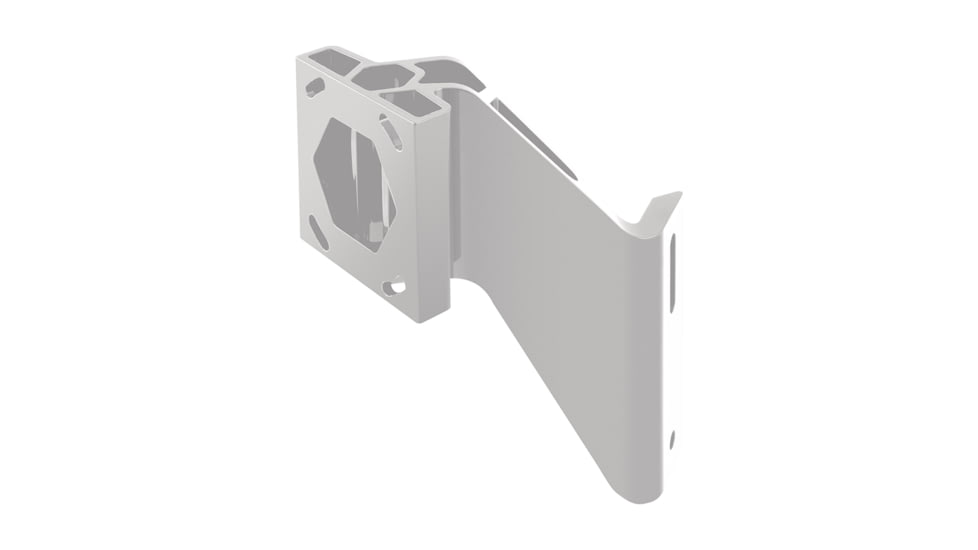 Minn-Kota Raptor Jack Plate Adapter Bracket - Port - 2in Setback - 6in Rise - White, 1810368