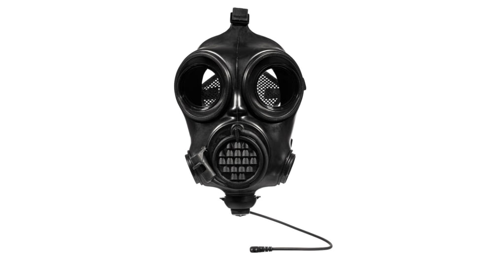 MIRA Safety Gas Mask Microphone, Black, GAS-MASK-MIC