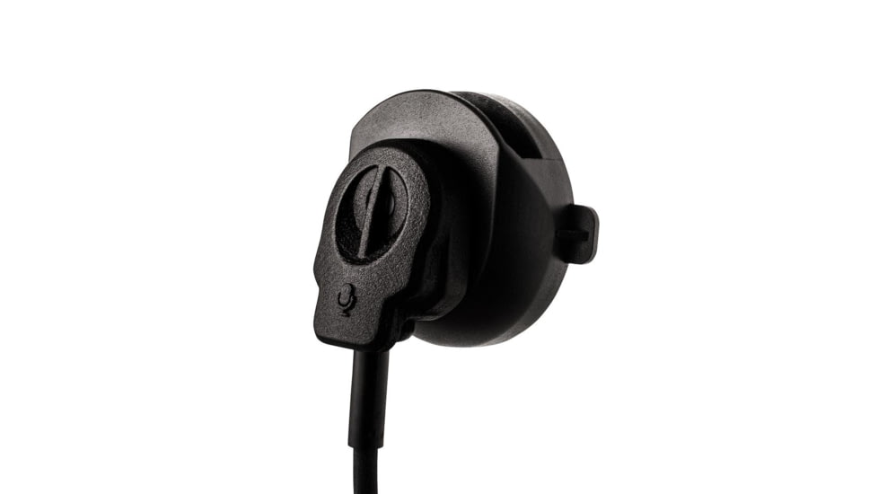 MIRA Safety Gas Mask Microphone, Black, GAS-MASK-MIC