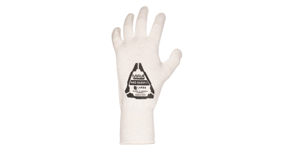 MIRA Safety HAZ-Gloves for CBRN Protection, Black, Large, HAZ-GLOVES-L