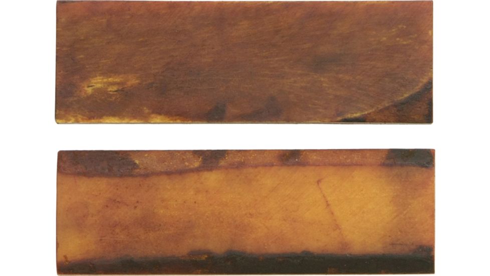 Miscellaneous Knife Scales, Amber Smooth Bone MI151