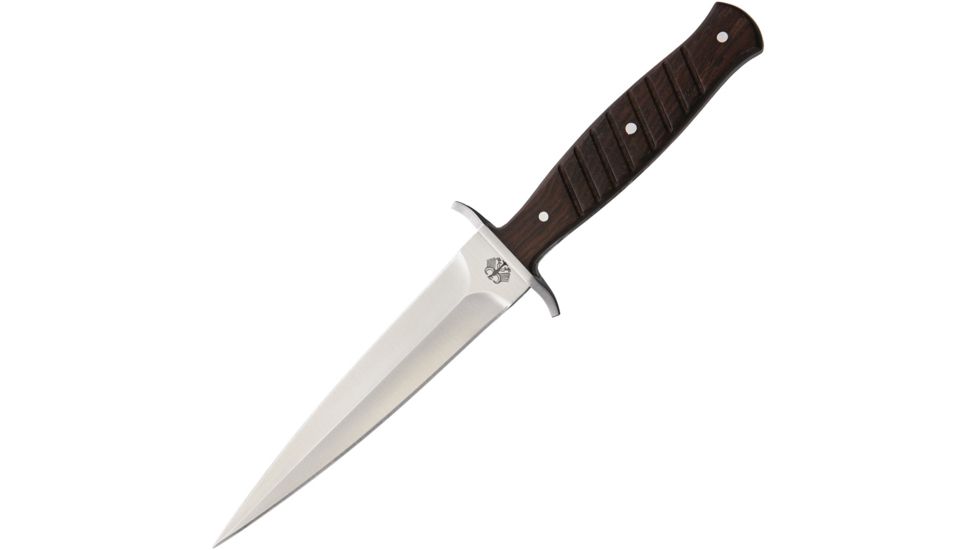 Miscellaneous Bundeswehr Trench Knife Fixed Blade Knife, 5.5in, Black, Composition Handle MI219