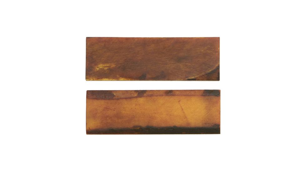 Miscellaneous Knife Scales, Amber Smooth Bone MI151
