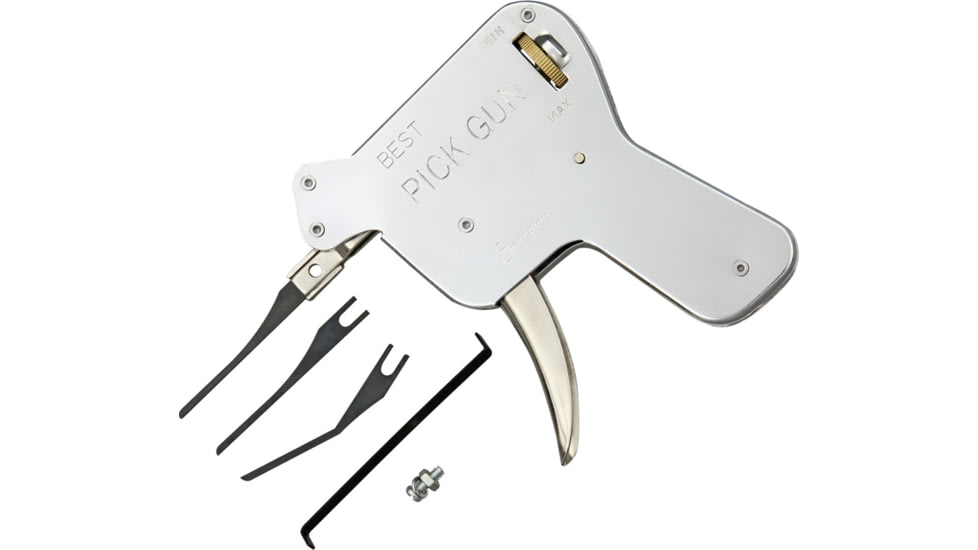 Miscellaneous Lock Pick Gun, Gun shaped stainless handle with trigger, 220044