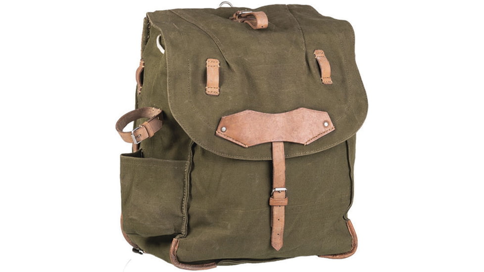 Miscellaneous Romanian Rucksack OD Used, 18 x 13 x 5, 91406620