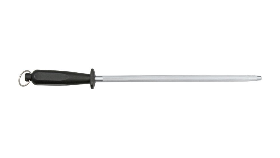 Miscellaneous Sharpening Steel Rod,12in,Black Plastic handle MI157