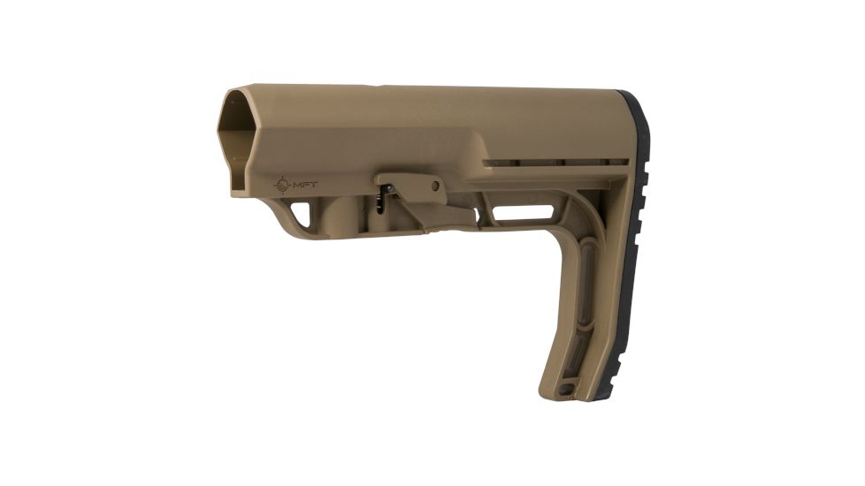 Mission First Tactical Battlelink Minimalist Stock Military For Mil Spec Size 1.148 Diameter Receiver Extensions Scorched Dark Earth
