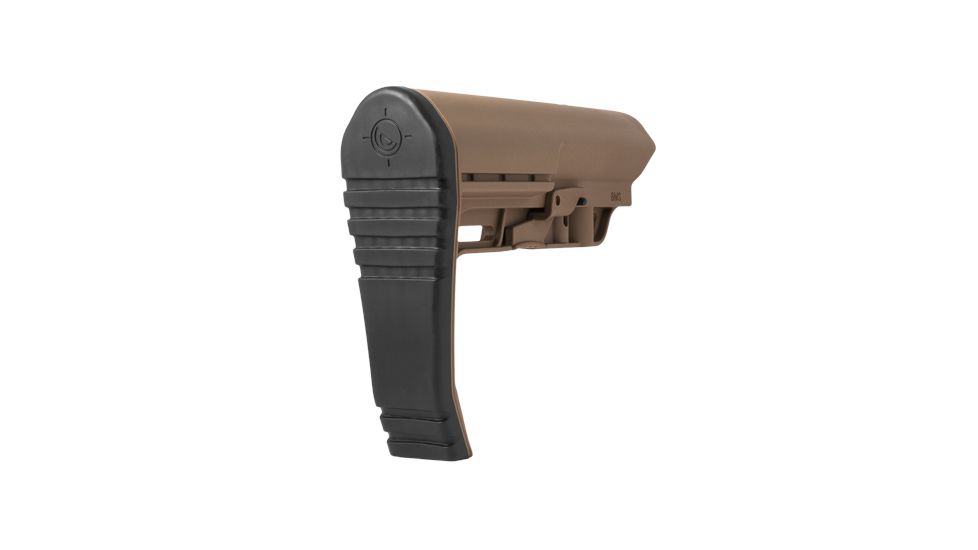 Mission First Tactical Battlelink Minimalist Stock Military For Mil Spec Size 1.148 Diameter Receiver Extensions Scorched Dark Earth