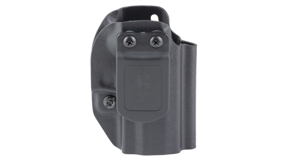 Mission First Tactical AIWB/OWB Series, Appendix/Inside/Outside Waistband Holster, Fits Tauus GX2, Boltaron, Black, Ambidextrous, Includes 1" Belt Clip, HTGX2AIWBA-BL