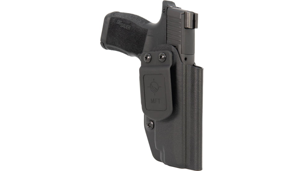 Mission First Tactical Appendix Polymer IWB Holster, Fits Sig P365 XL Belt Clip, Ambidextrous, Black, HSIG365XLAIWBA