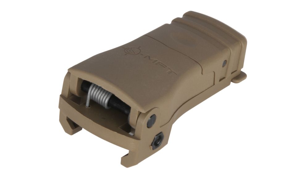Mission First Tactical Back Up Polymer Flip Up Front Sight With Windage Adjustment Scorched Dark Earth