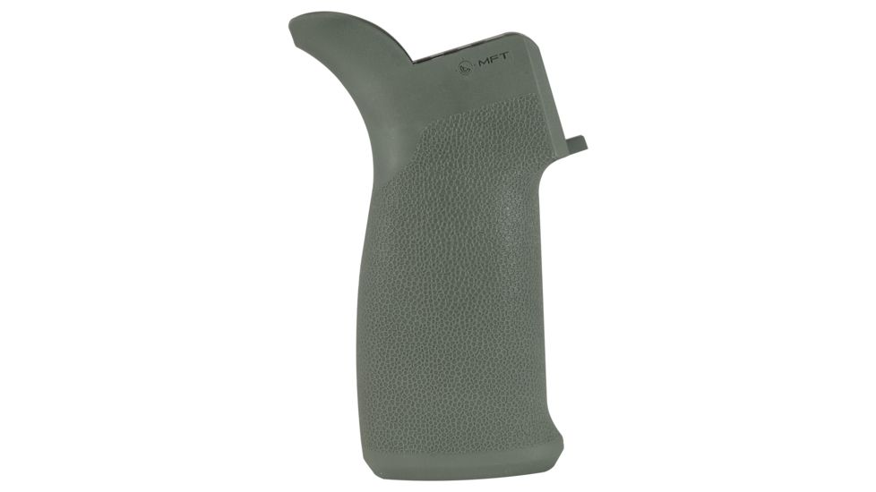 Mission First Tactical Engage AR15/M16 Pistol Grip with 15 degree angle and no finger grooves, Foliage Green, EPG16V2-FG