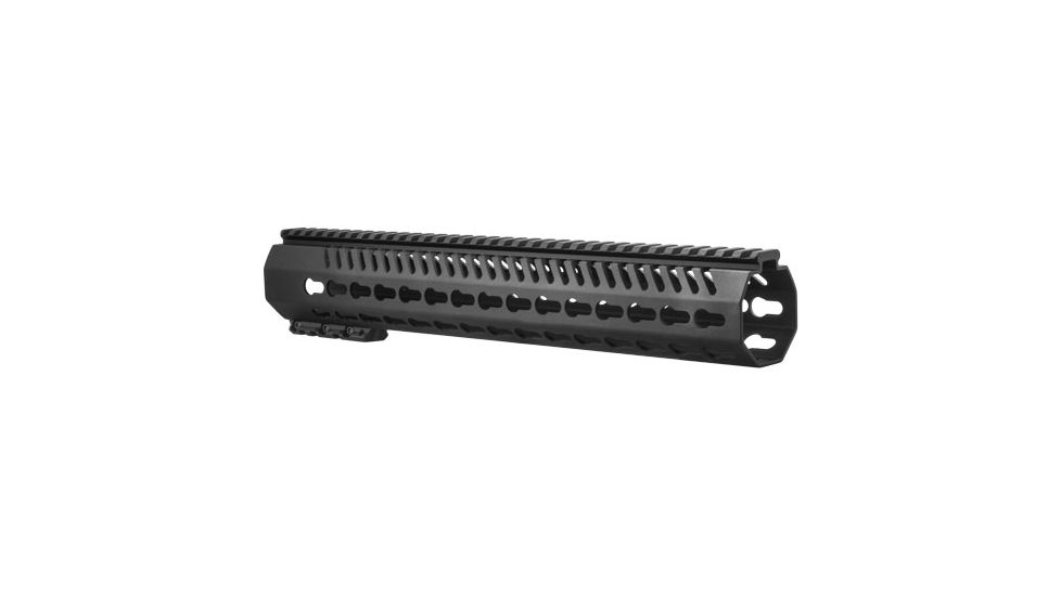 Mission First Tactical Tekko Metal AR15 Free Float 13.5in KeyMod Rail System, Scorched Dark Earth TMARFF13KRS-SDE