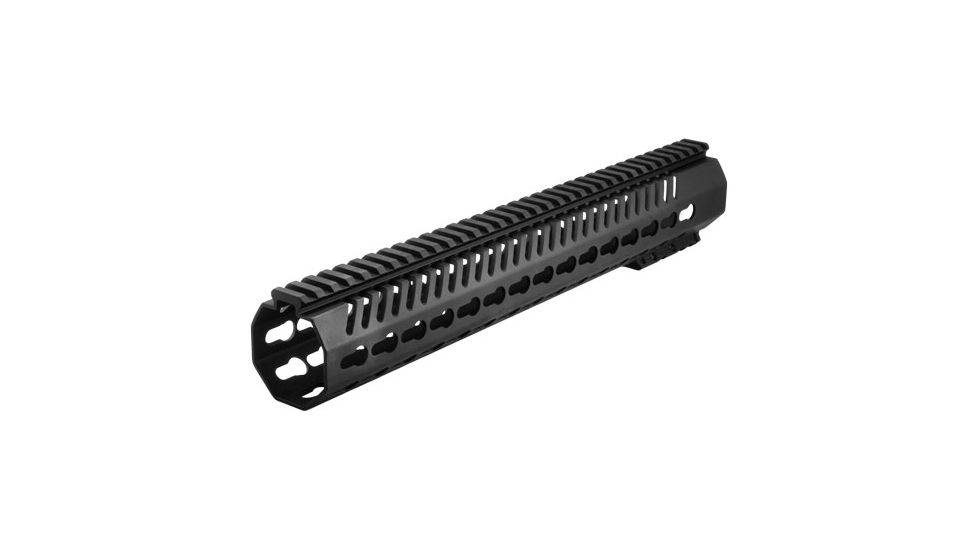 Mission First Tactical Tekko Metal AR15 Free Float 13.5in KeyMod Rail System, Scorched Dark Earth TMARFF13KRS-SDE