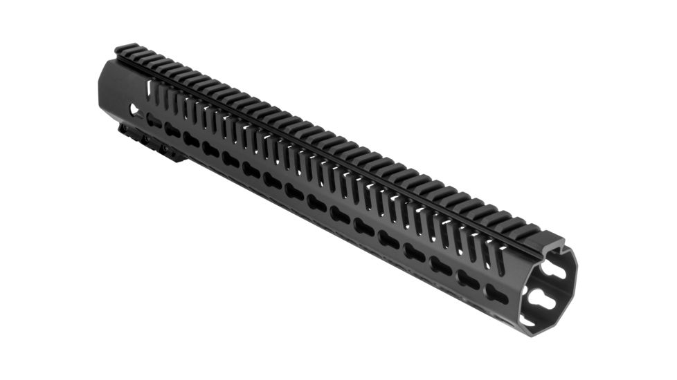 Mission First Tactical Tekko Metal AR15 Free Float 15in KeyMod Rail System, Black, TMARFF15KRS