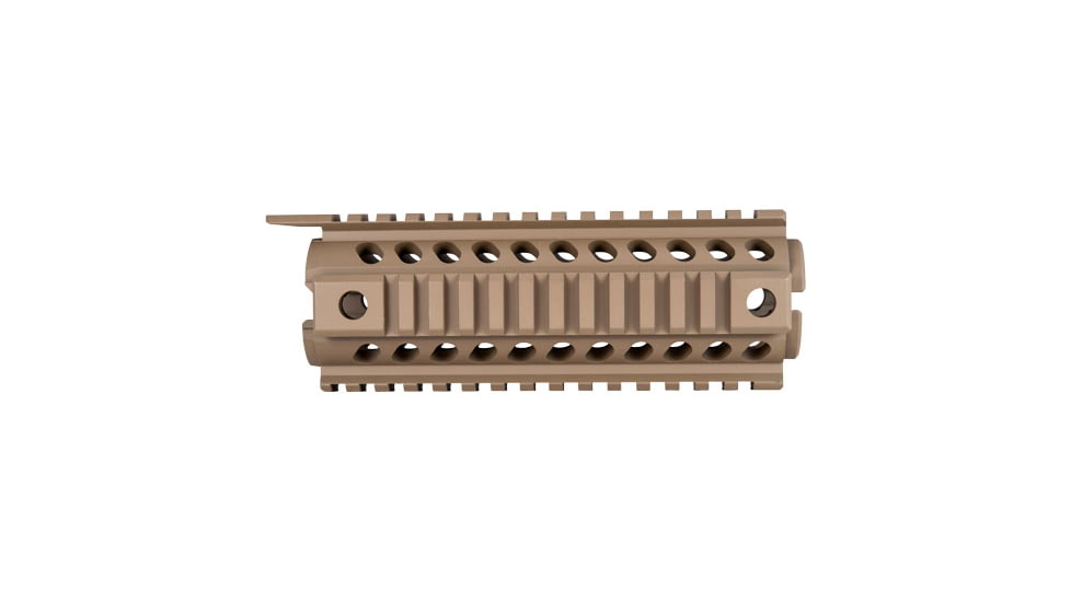 Mission First Tactical Tekko Polymer AR15 Carbine 7in Drop In Integrated Rail System, Scorched Dark Earth, TP15IRS-SDE