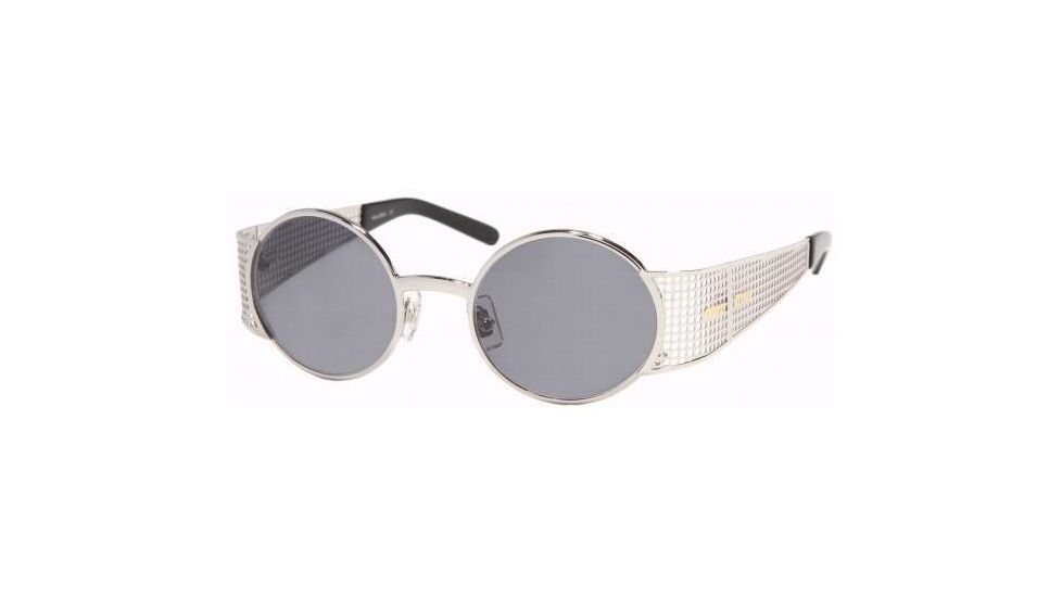 Miu Miu Sunglasses MU52HS-7AX1A1-4720 w/ Free S&amp;H Gloss Black Frame / 47 mm Gray Lenses