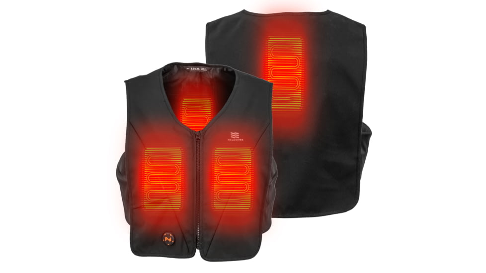 Mobile Warming 7.4V Heated Smart Thawdaddy Vest - Mens, Black, Extra Large, MWUV11010621
