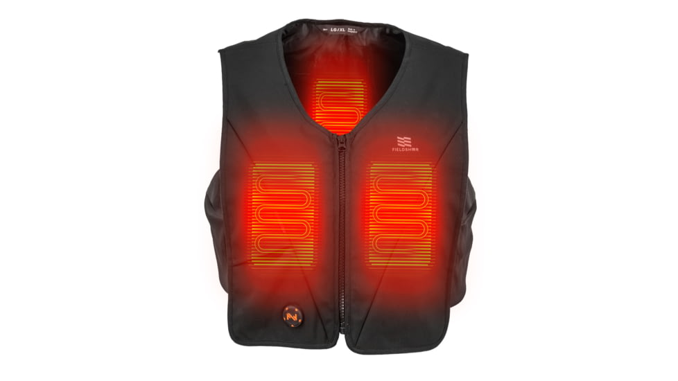 Mobile Warming 7.4V Heated Smart Thawdaddy Vest - Mens, Black, Extra Large, MWUV11010621