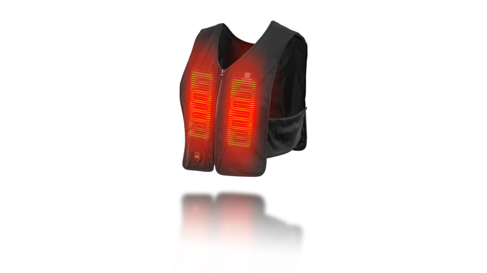 Mobile Warming 7.4V Heated Smart Thawdaddy Vest - Mens, Black, Extra Large, MWUV11010621