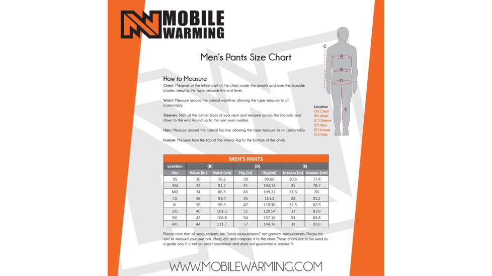 Mobile Warming Primer Pant - Mens, Black, 2XL, MWP19M05-01-06