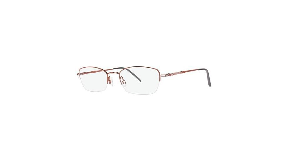 Moderato 212 Single Vision Prescription Eyeglasses - Frame Caramel, Size 51/19mm MDMODERATO21201