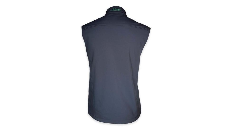 Mojo Sportswear Company Slough Creek Softshell Vest - Mens, Sharkskin Grey, Large, SHRGR - L - SLGSVS
