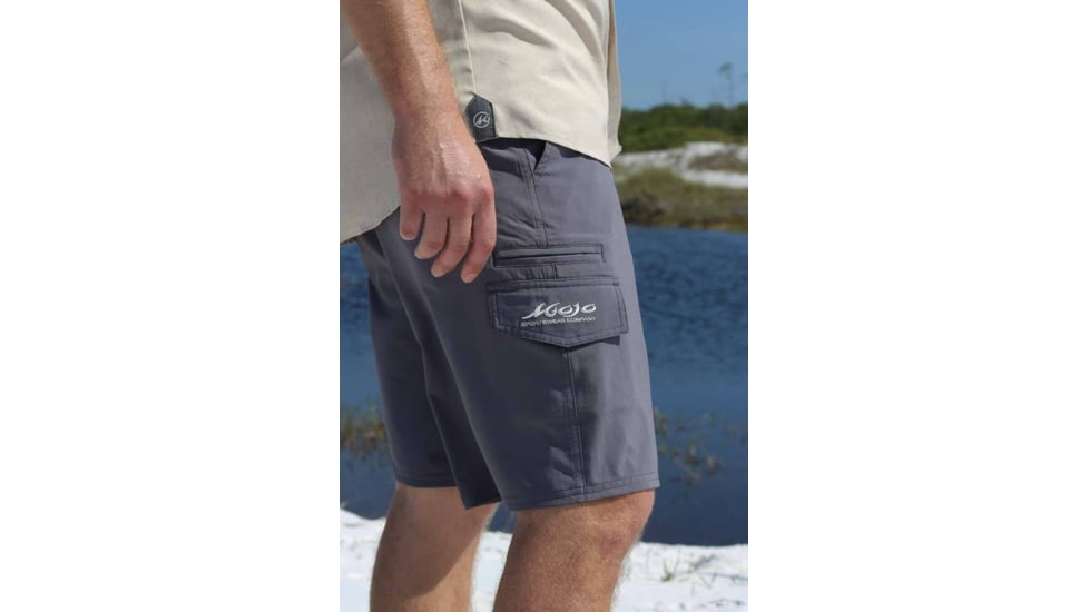 Mojo Sportswear Company Stretch Fit Short - Mens, Sharkskin, Extra Large, Sharkskin - XL- STFSH