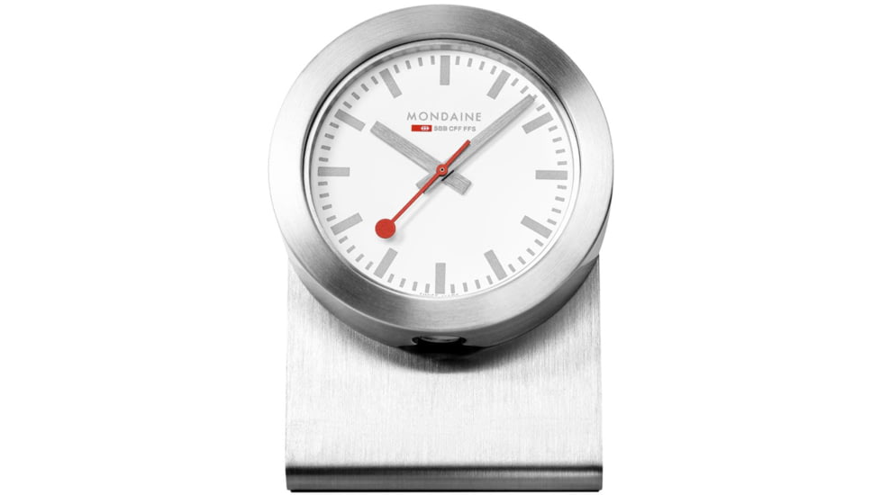 Mondaine Magnet Clock, Silver, 50mm, A660.30318.82SBV