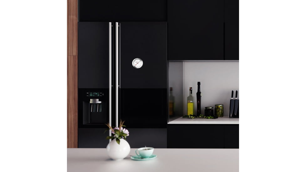 Mondaine Magnet Clock, Silver, 50mm, A660.30318.82SBV