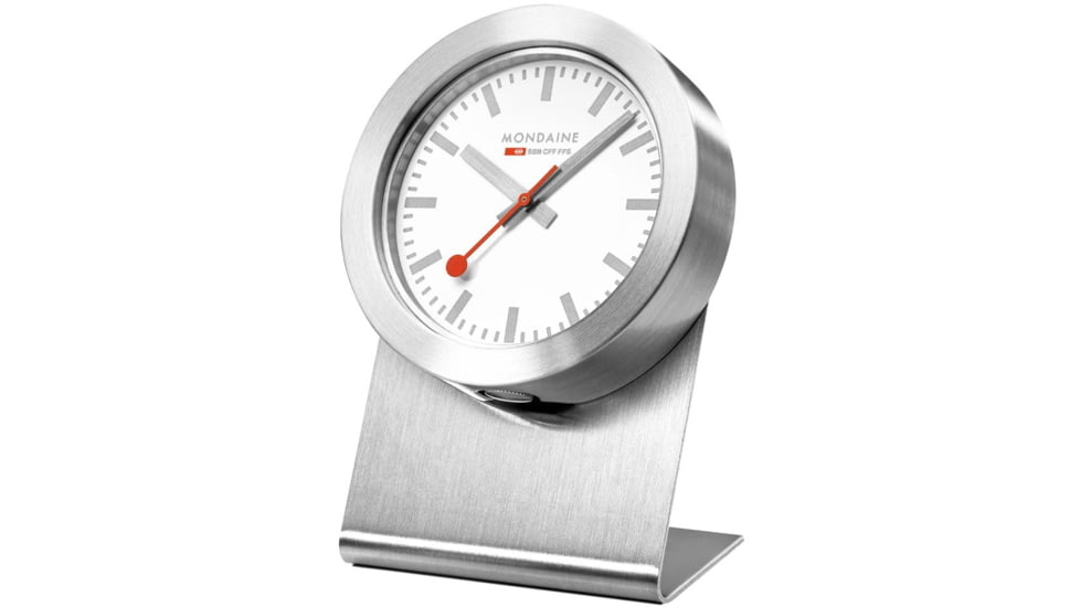 Mondaine Magnet Clock, Silver, 50mm, A660.30318.82SBV
