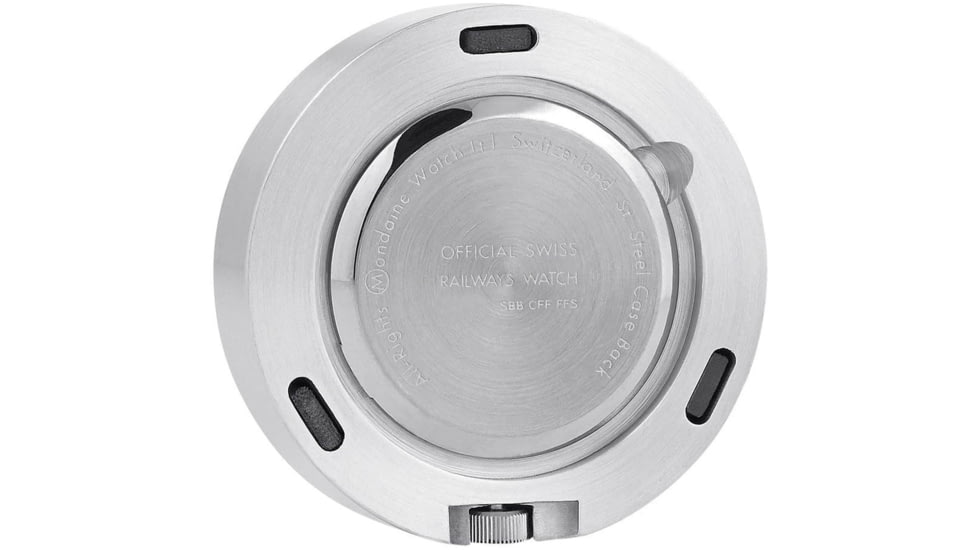 Mondaine Magnet Table/Kitchen Clock, Silver, 50mm, A660.30318.81SBB