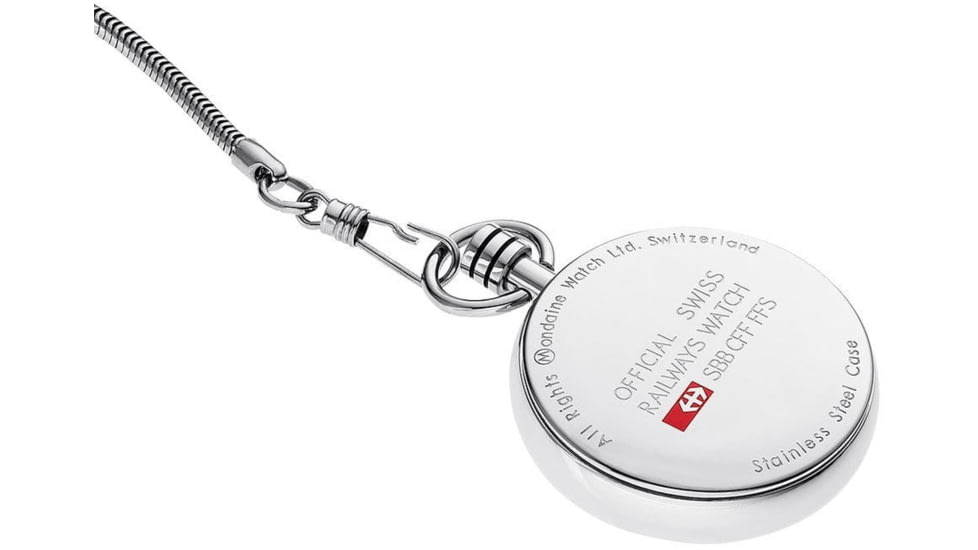 Mondaine Pocket Watch, Silver, 43mm, A660.30316.11SBB