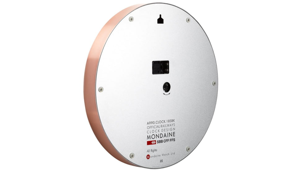 Mondaine Wall Clock, Cooper, 25cm, A990.CLOCK.18SBK