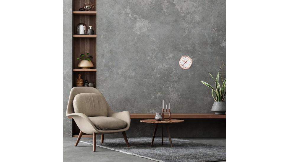 Mondaine Wall Clock, Cooper, 25cm, A990.CLOCK.18SBK