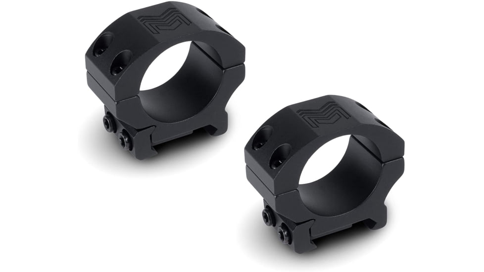 Monstrum 1 inch Precision Picatinny V2 Scope Rings, Black, .85 in, SR-1-P080