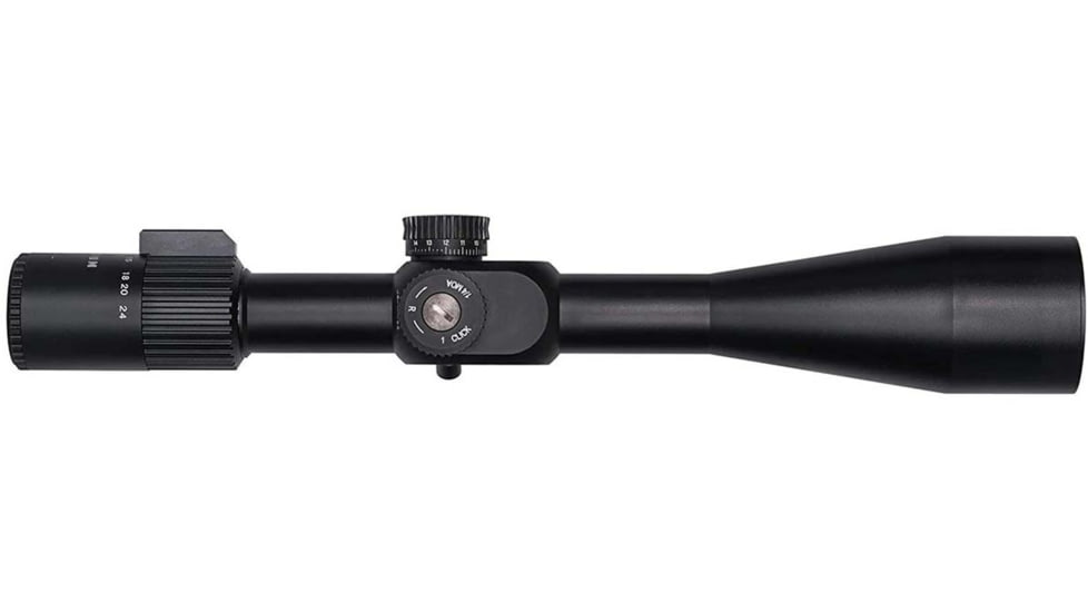 Monstrum Alpha Series 6-24x50 First Focal Plane FFP Rifle Scope with MOA Reticle, Black, GA62450-BLK
