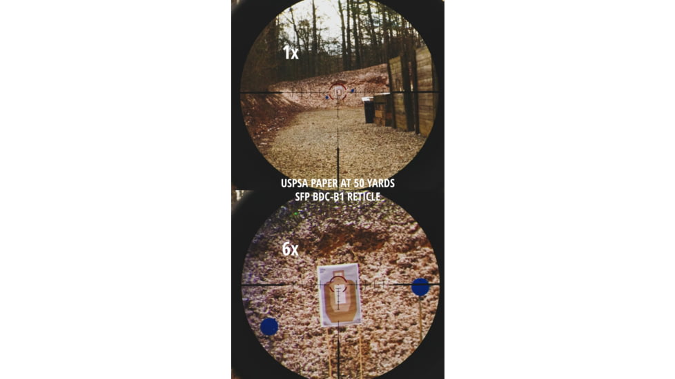 Monstrum Banshee ED 1-8x24mm LPVO 30mm Tube Rifle Scope w/ Offset Scope Mount, Second Focal Plane
