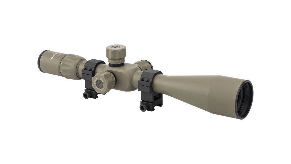 Monstrum G1 6-24x50mm Rifle Scope, 30mm Tube, FFP, Illuminated Rangefinder Reticle, Adjustable Objective, Flat Dark Earth TFFPS62450-H