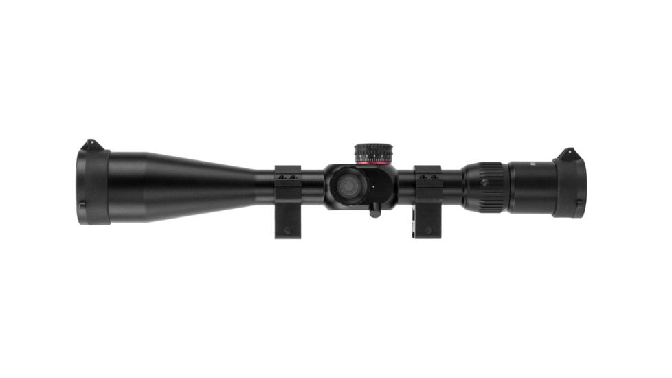 Monstrum G2 6-24x50mm Rifle Scope, 30mm Tube, FFP, Illuminated Rangefinder Reticle, Adjustable Objective, Black G2-BFFPS62450-R