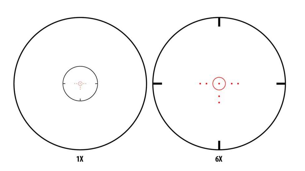 Monstrum G3 1-6x24mm Rifle Scope, 30mm Tube, FFP, Illuminated MOA Reticle, Adjustable Objective, Black, G3-FFPS1624-R-BLK